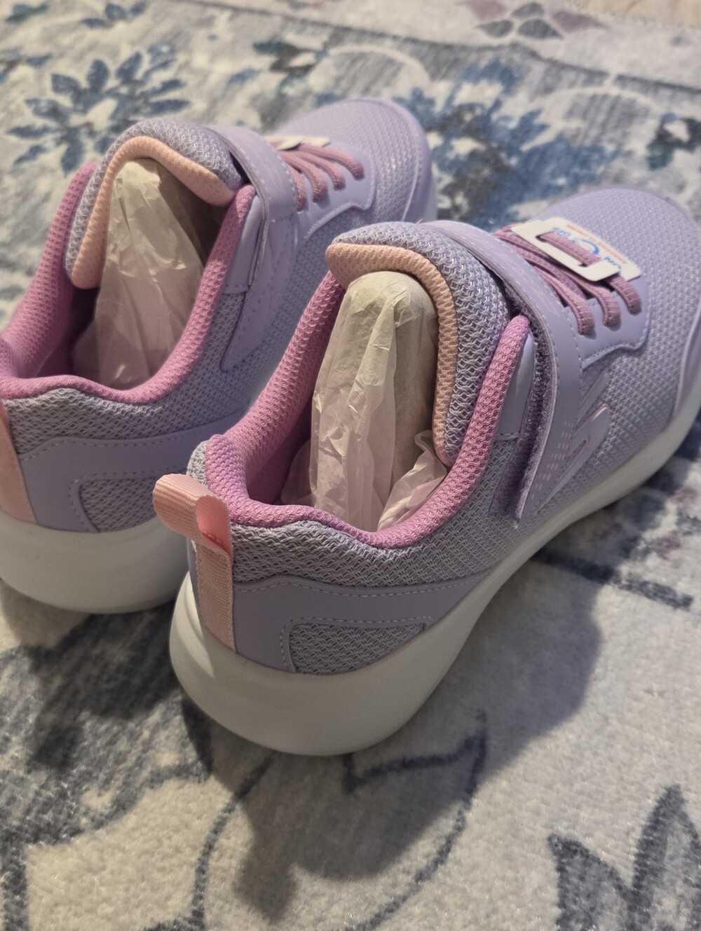 Skechers Girls' Lilac Adaptive Closure Sneakers - Picture 3 of 7